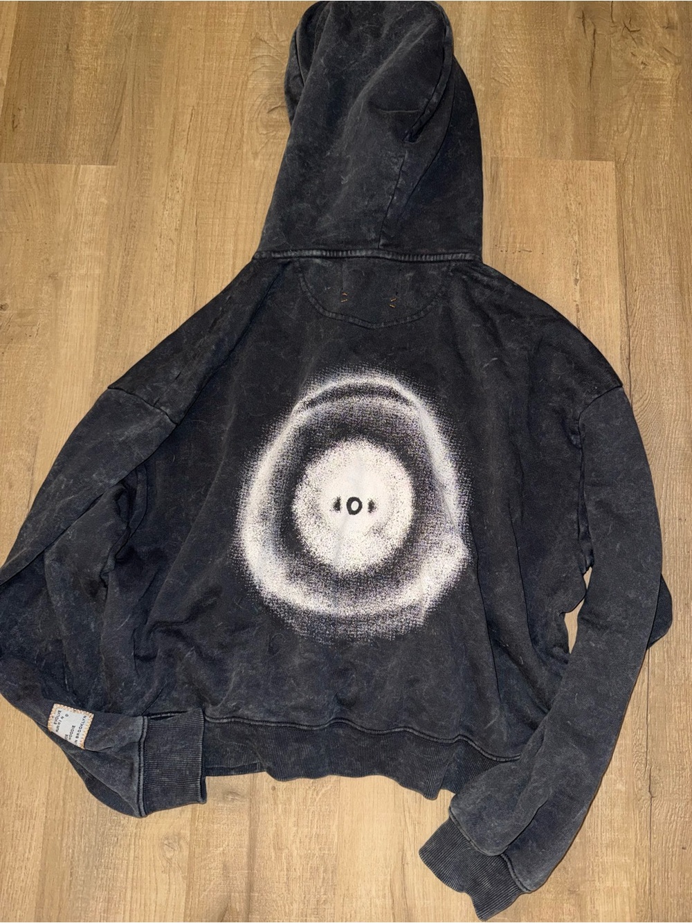 Bandit unisex chroma wash cropped hoodie